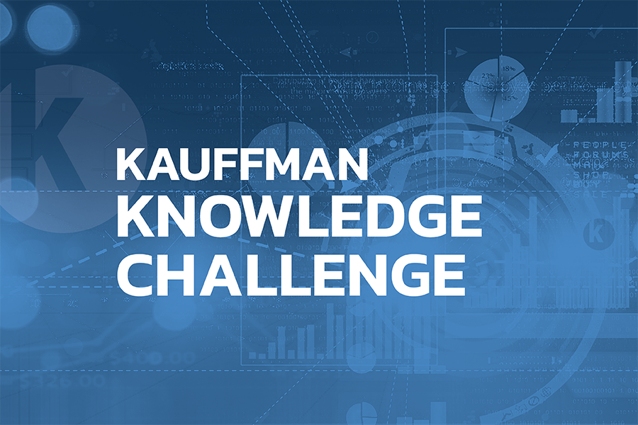 Kauffman Knowledge Challenge banner