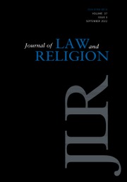 Journal of Law and Religion Cover